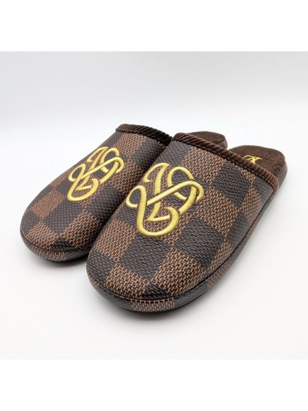 Louis Vuitton Palace Line Damier Brown Sandals Slippers